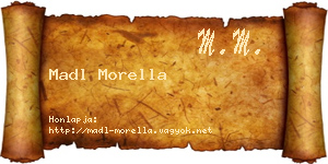 Madl Morella névjegykártya